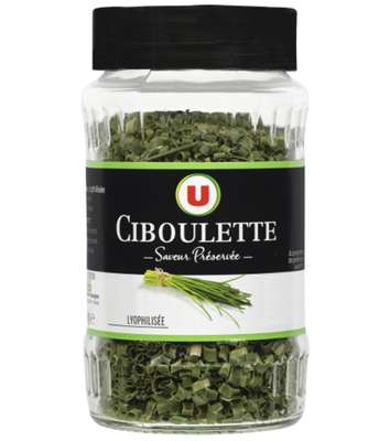 Ciboulette lyophilisée, U (10 g)