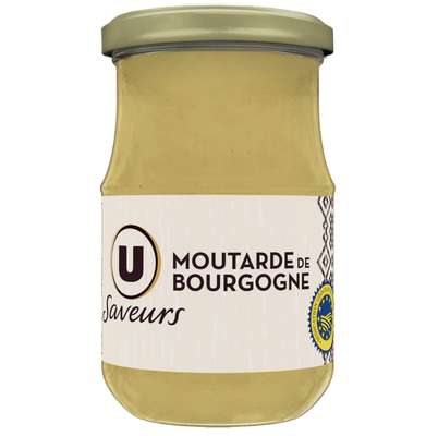 Moutarde fine de bourgogne IGP, U saveurs (200 g)