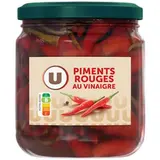 Piments rouges au vinaigre, U (130 g)