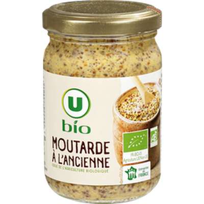Moutarde à l'ancienne BIO, U (200 g)
