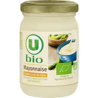 Mayonnaise à la moutarde de Dijon BIO, U (180 g)