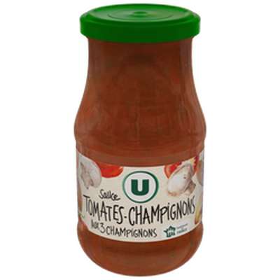 Sauce tomates champignons, U (420 g)