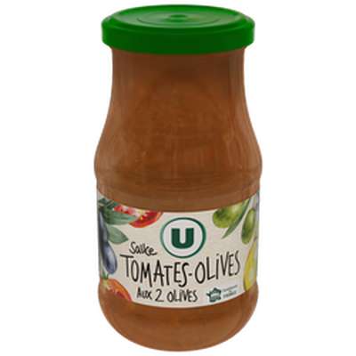 Sauce tomates et olives, U (420 g)