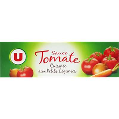 Sauce tomate cuisinée aux petits légumes en tube, U (180 g)
