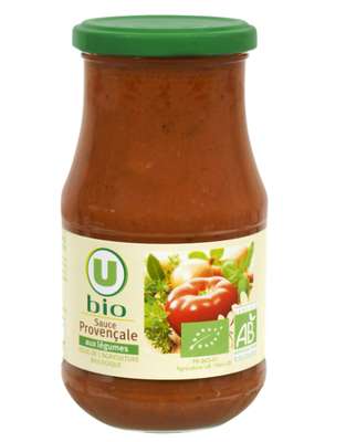 Sauce provençale aux légumes BIO, U (420 g)