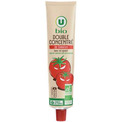 Double concentré de tomates BIO, U (140 g)