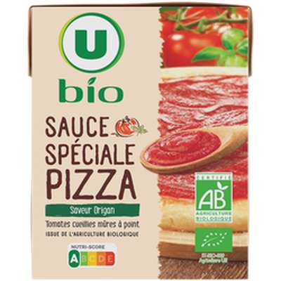 Sauce tomate spéciale pizza BIO, U (390 g)