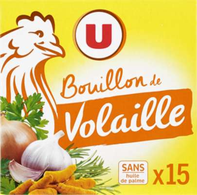 Bouillon de volaille en cubes, U (x 15, 150 g)