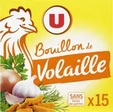 Bouillon de volaille en cubes, U (x 15, 150 g)