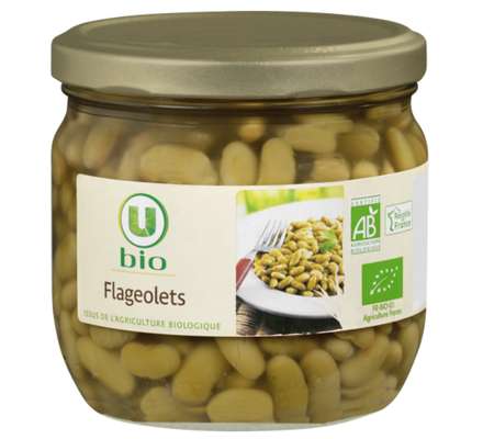 Flageolets BIO, U Bio (215 g)