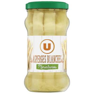 Asperges blanches mini, U (110 g)