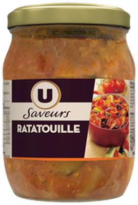 Ratatouille cuisinée en Provence, U Saveurs (520 g)