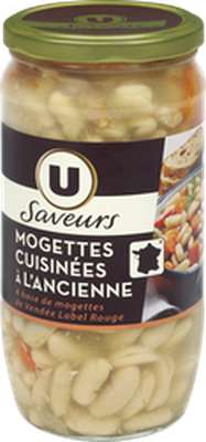 Mogettes cuisinés à l'ancienne, U Saveurs (830 g)