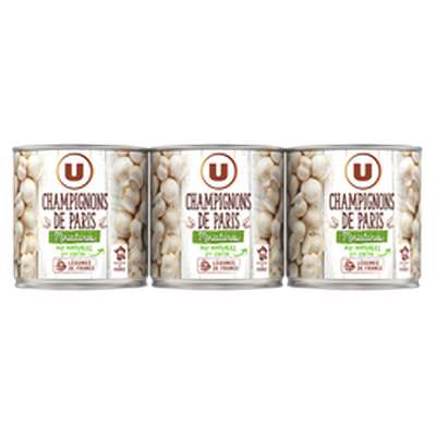 Champignons de Paris miniatures, U (3 x 115 g)