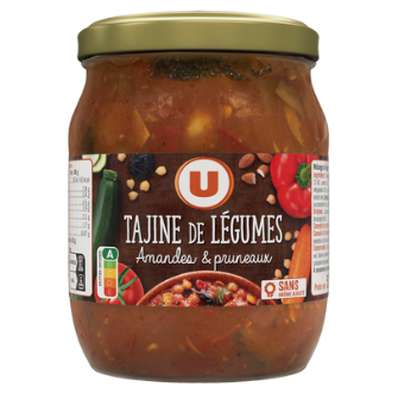 Tajine de légumes amandes et pruneaux, U (520 g)