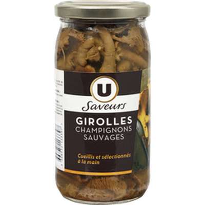 Girolles champignons sauvages, U SAVEURS (185 g)