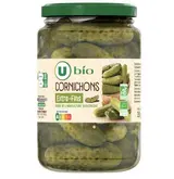Cornichons extra fins, U BIO (185 g)