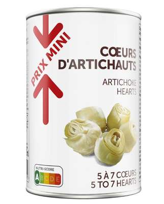 Coeurs d'artichauts, PRIX MINI (240 g)