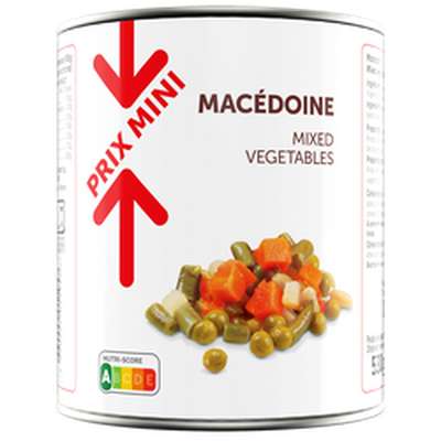 Macédoine, PRIX MINI (530 g)