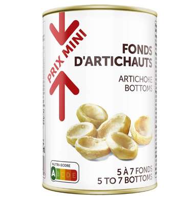 Fonds d'artichauts, U (210 g)