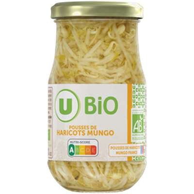 Pousses de haricots mungo, U BIO (175 g)