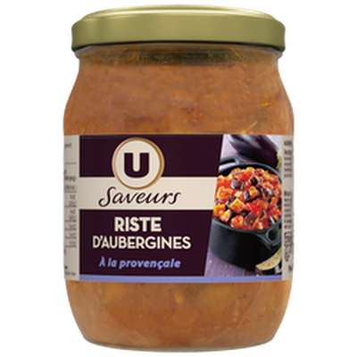 Riste d'aubergines, U SAVEURS (520 g)