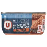 Rillettes de saumon rose du Pacifique, U (125 g)