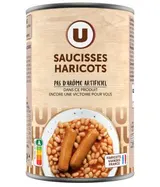 Saucisses haricots, U (420g)