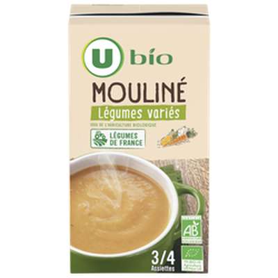 Mouliné légumes variés BIO, U (1 l)