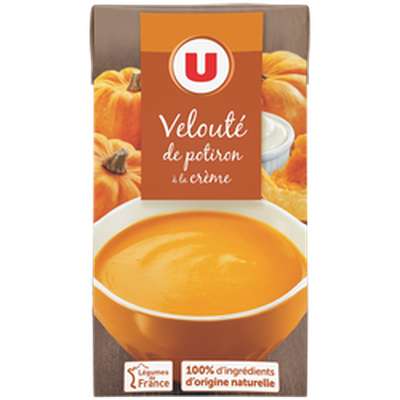 Velouté de potiron à la crème, U (1 L)