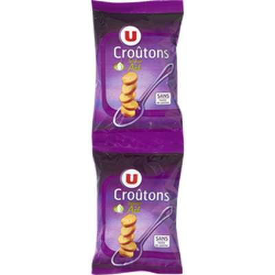 Croutons à l'ail, U (2 x 90 g)