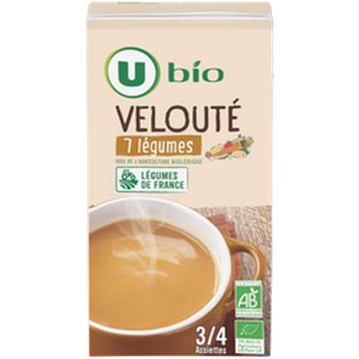 Velouté 7 légumes BIO, U Bio (100 cl)