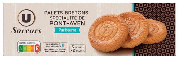 Palets breton de Pont Aven, U Saveurs (100 g)