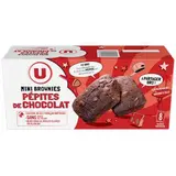 Mini brownies aux pépites de chocolat, U (x 8, 240 g)