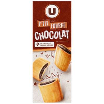 P'tits fourrés au chocolat, U (225 g)