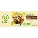 Cookies quinoa pépites chocolat, U BIO (175 g)