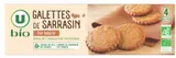 Galettes de sarrasin pur beurre, U BIO (100 g)