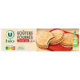 Goûters fourrés au chocolat noir, U BIO (185 g)
