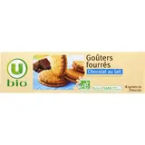 Goûters fourrés chocolat au lait, U BIO  (185 g)