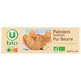 Palmiers pur beurre, U BIO (100 g)