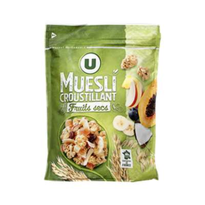 Muesli croustillant aux fruits secs, U (500 g)