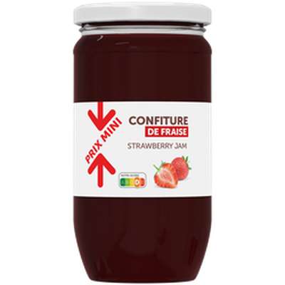 Confiture de fraise, Prix Mini (1 Kg)