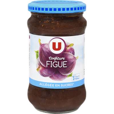 Confiture figue allégée, U (335 g)