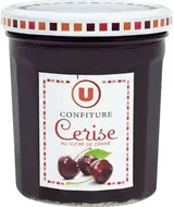 Confiture de cerise 50% de fruits, U (370 g)