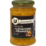 Confiture de clémentine et d'orange récoltées en Corse, U Saveurs (315 g)