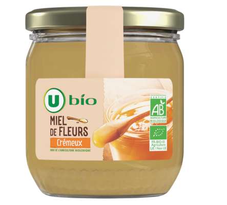 Miel crémeux, BIO, U Bio (500 g)