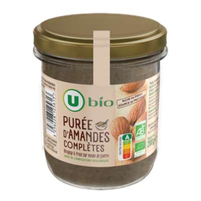 Purée d'amandes complètes BIO, U (200 g)