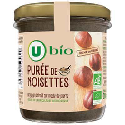 Purée de noisettes BIO, U (200 g)