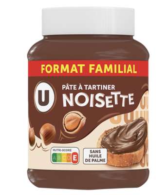 Pâte à tartiner aux noisettes, U (1 kg)