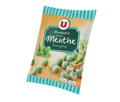 Bonbons saveur menthe et eucalyptus, U (300 g)